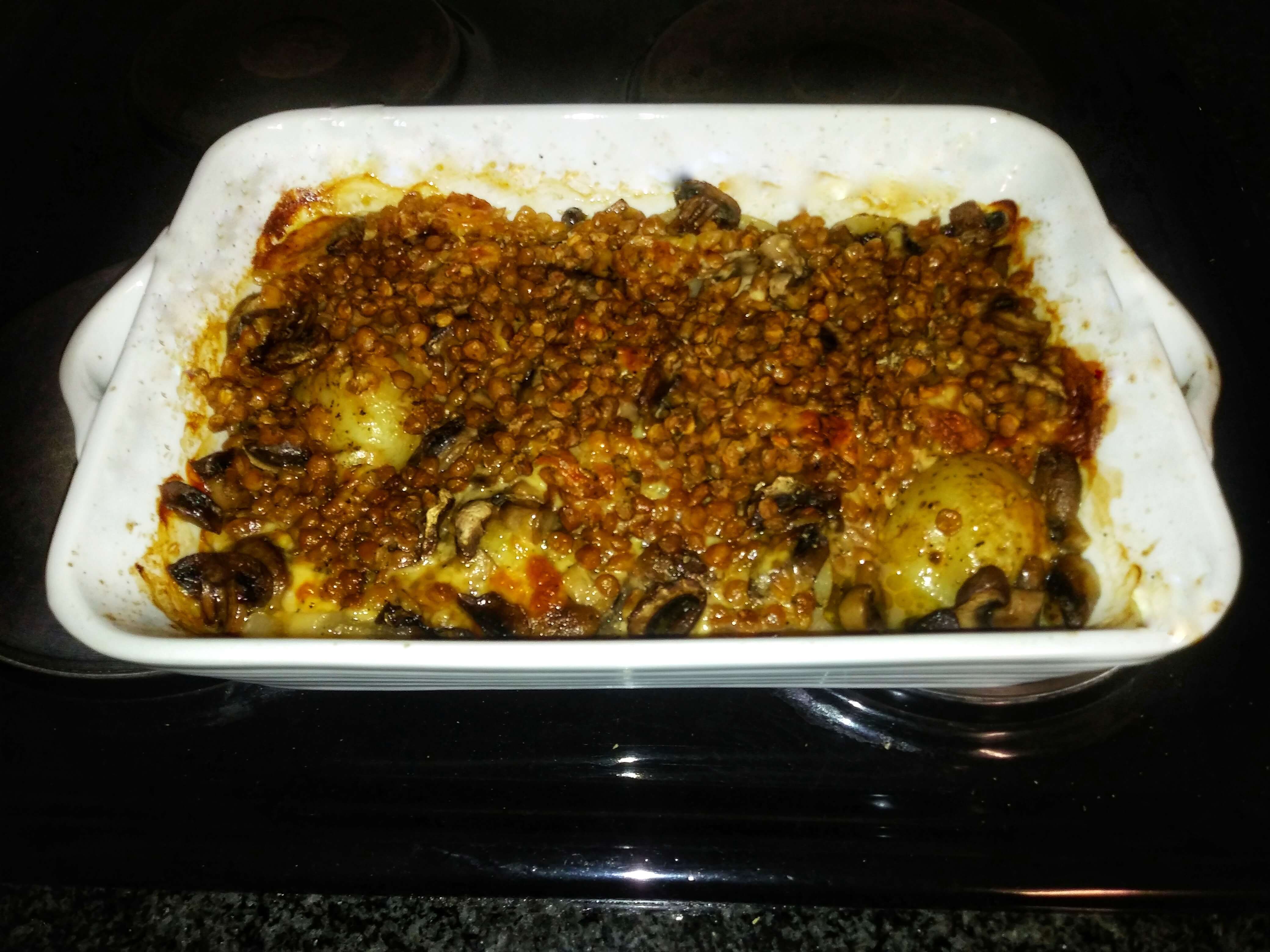 Lentil Potato Bake